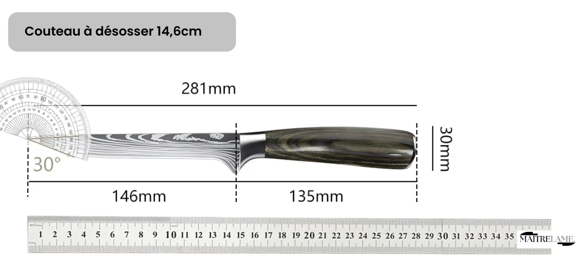 Couteau à désosser Maitre Kumo