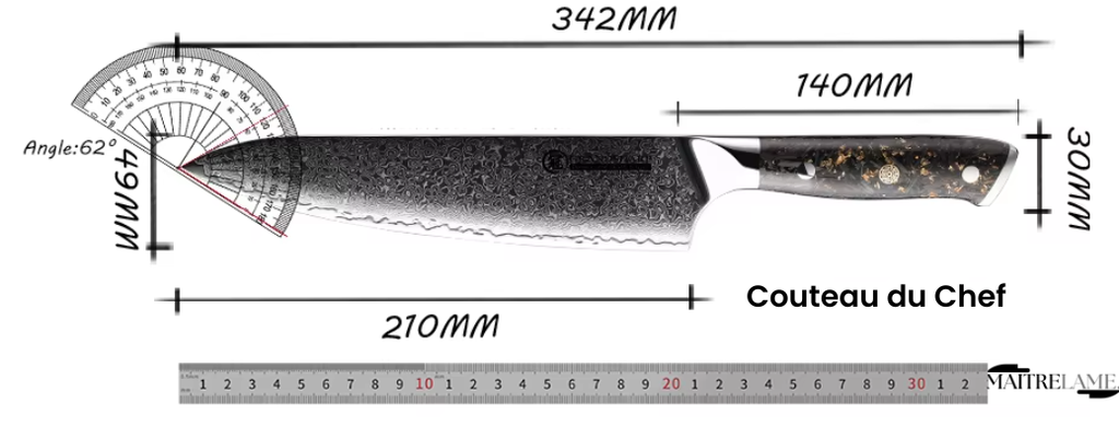 Couteau du chef Maitre Kensei