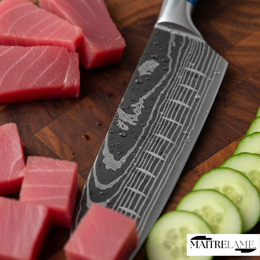 Couteau Santokou Maitre Kasumi