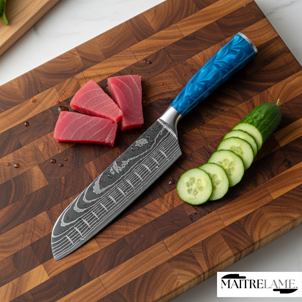 Couteau Santokou Maitre Kasumi