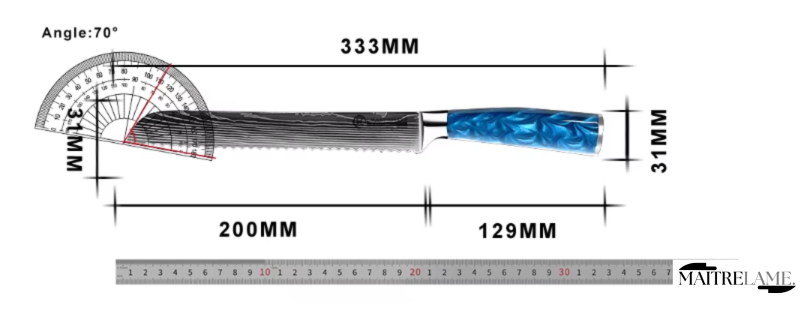 Couteau à pain Maitre Kasumi