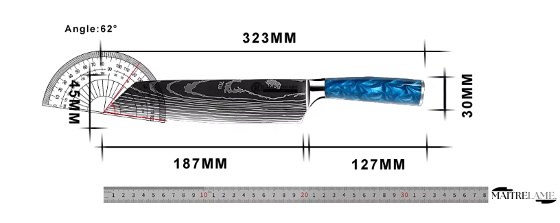 Couteau Kiritsuke Maitre Kasumi