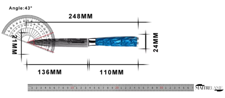 Couteau d'office de 13,6cm Maitre Kasumi