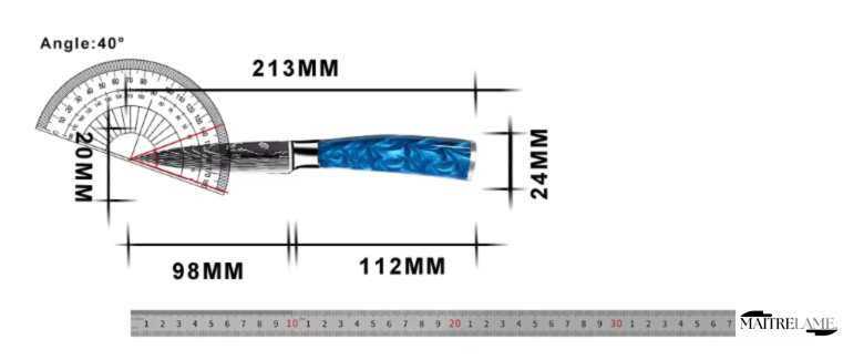 Couteau d'office de 8cm Maitre Kasumi