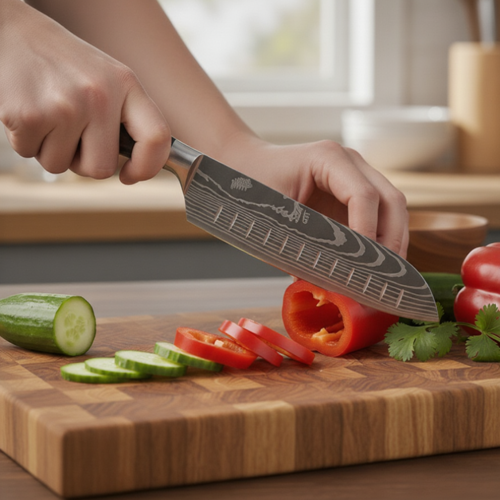 Couteau Santokou Maitre Kumo