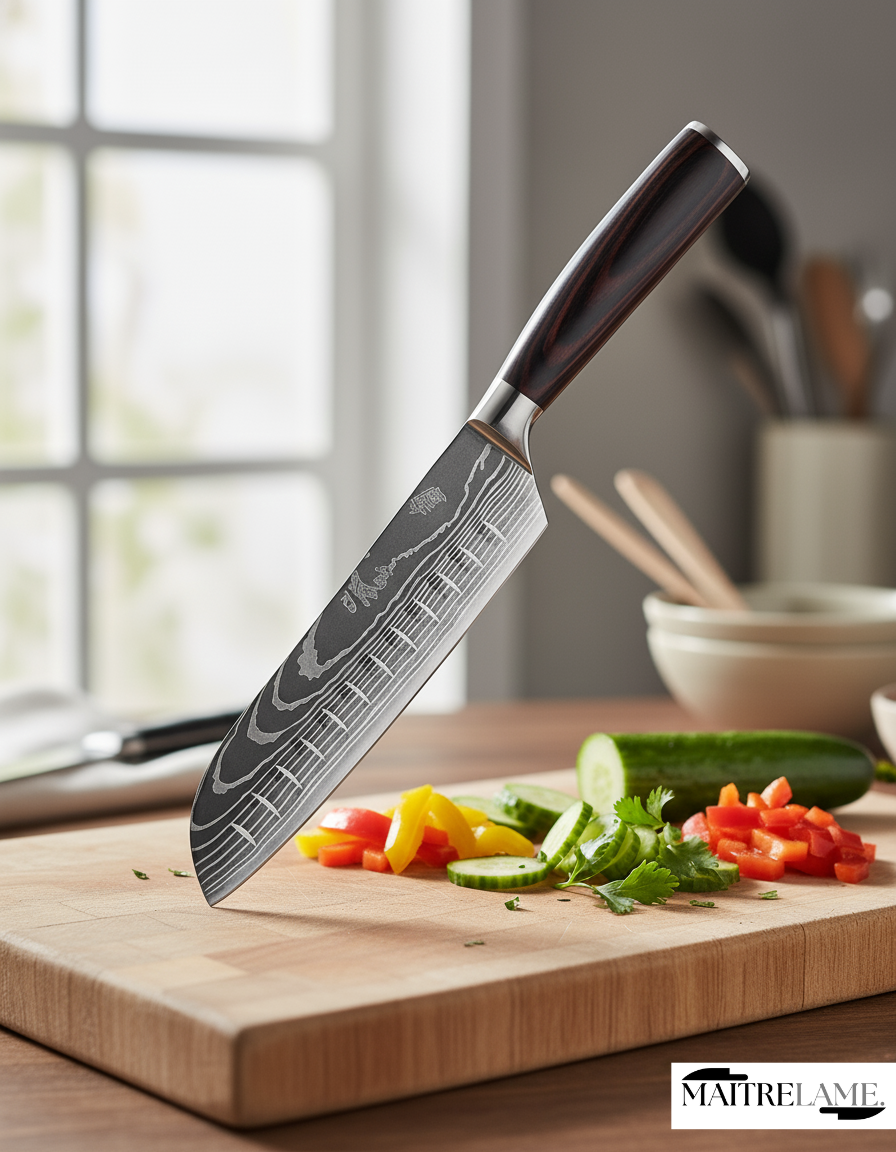 Couteau Santokou Maitre Kumo