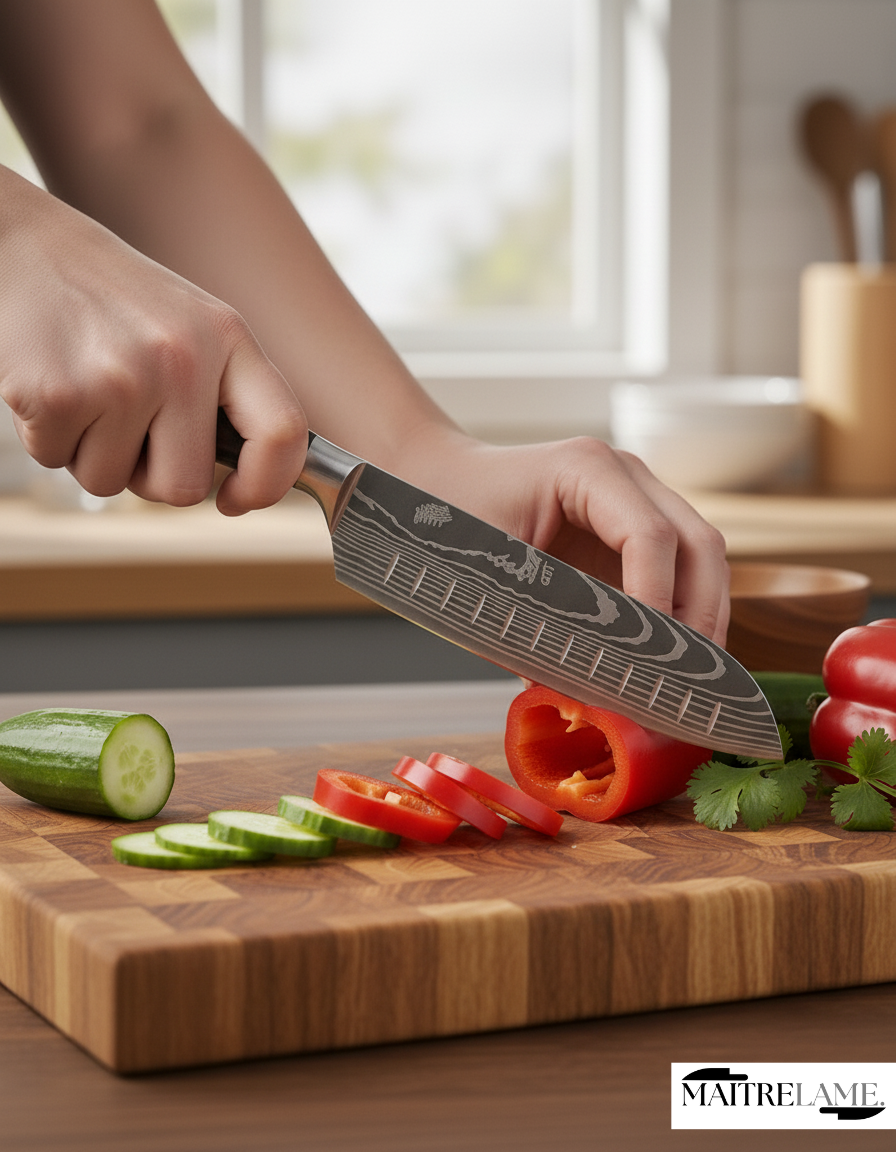 Couteau Santokou Maitre Kumo