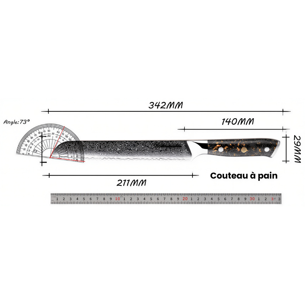 Couteau à pain Maitre Kensei